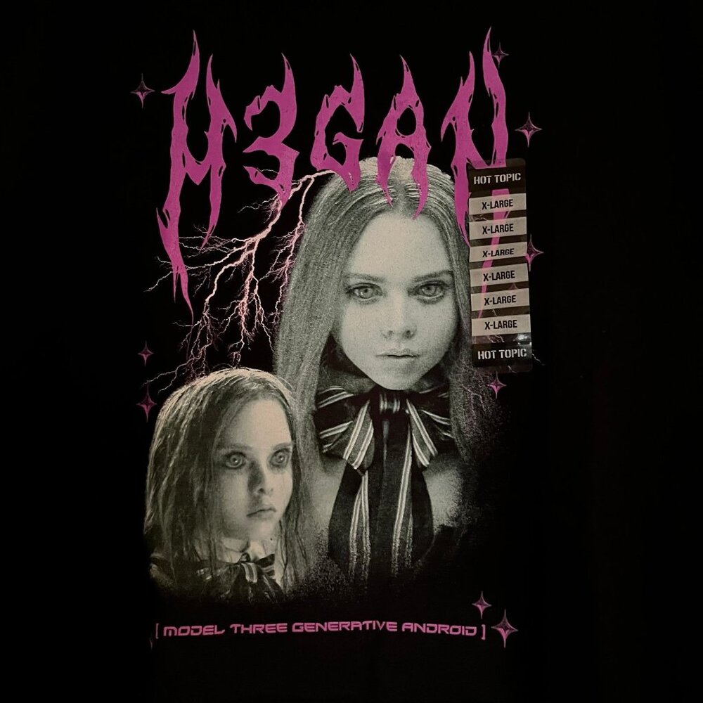 Size XL Megan Movie Graphic Tee - Cropped Tank